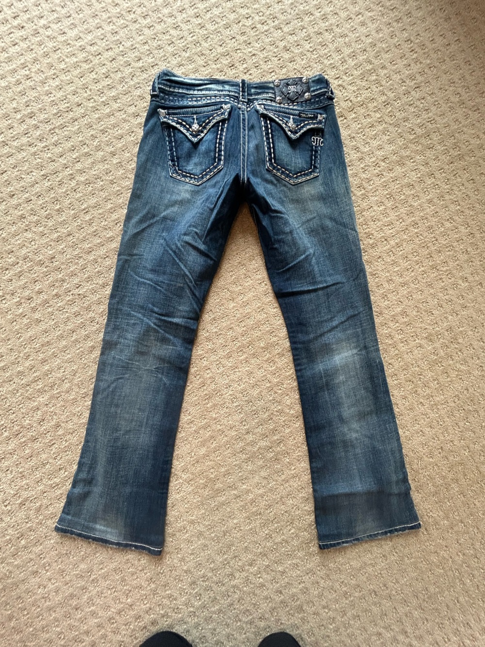 Miss Me Dark Blue Bootcut Jeans